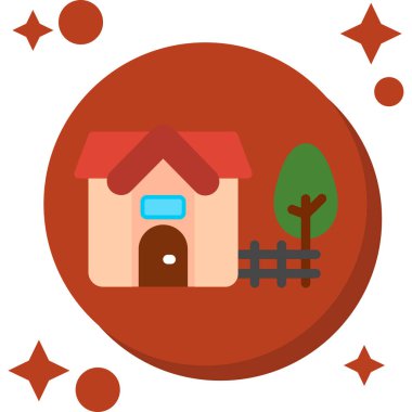 ev simgesi vektör illüstrasyonu