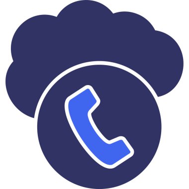 bulut simgesi, vektör illüstrasyonu