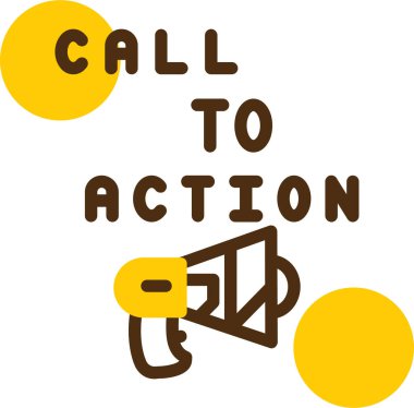 Megafonlu vektör çizimi. aksiyon konsepti.