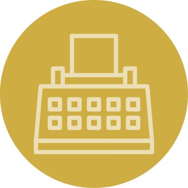 hesap makinesi simgesi vektör illüstrasyonu