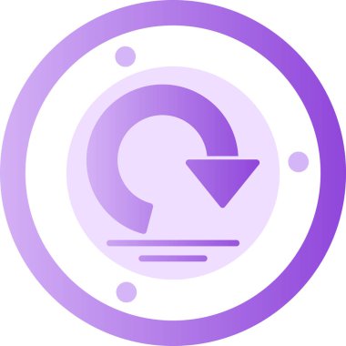 Veri. Web simgesi basit illüstrasyon