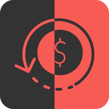 Tarafsız arka planda dolar simgesi