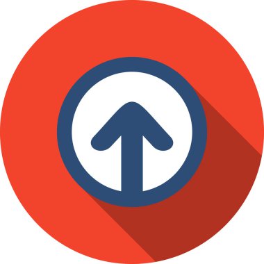 Arkaplanda yalıtılmış ok simgesi vektörü