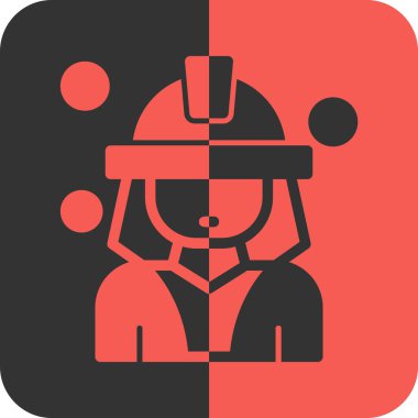 Kadın simgesi, resimleme düz illüstrasyon