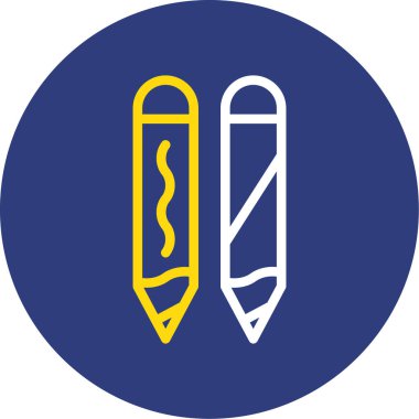 kalem simgesi vektör illüstrasyonu