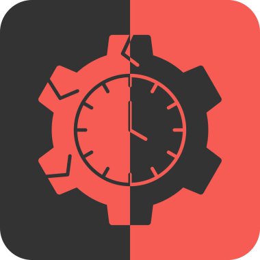 Bir dişli simgesini vektör çizim