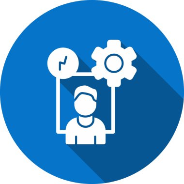 Modern simgenin iş vektör illüstrasyonu