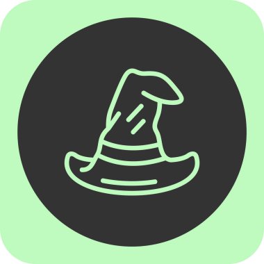 Şapka. Web simgesi basit illüstrasyon