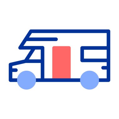 Kamyon. Web simgesi basit illüstrasyon