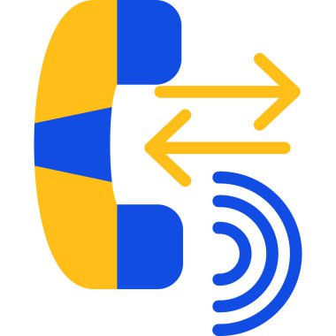 Çağrı. Web simgesi basit illüstrasyon