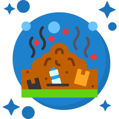 Çöp çöp çöp simgesi