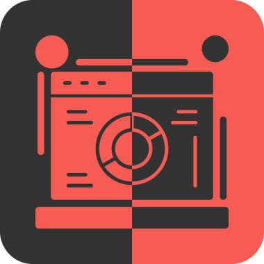 seo modern simgesinin vektör illüstrasyonu