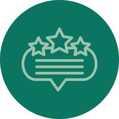 vektör yıldızlar simge illüstrasyonu