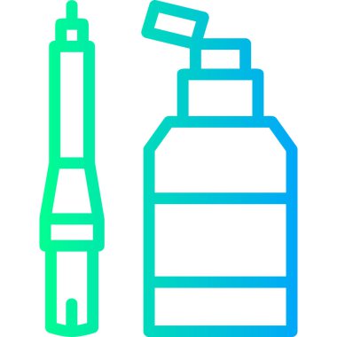 Bir şişe sıvının vektör çizimi