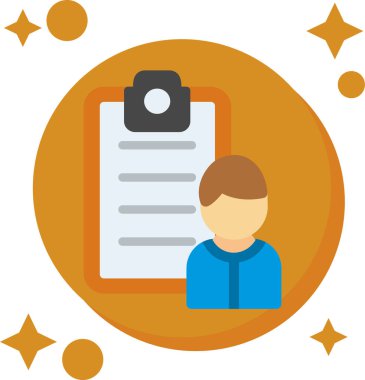 iş görüşmesi renkli simge vektörü