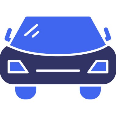 araba simgesi vektör illüstrasyonu