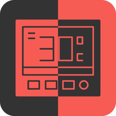 Modern b 'nin vektör illüstrasyonu eksik simgesi