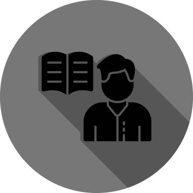 kitap simgesi vektör illüstrasyonu