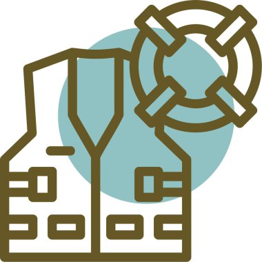 Fabrika. Web simgesi basit illüstrasyon