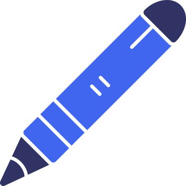 Kalem. Web simgesi basit illüstrasyon