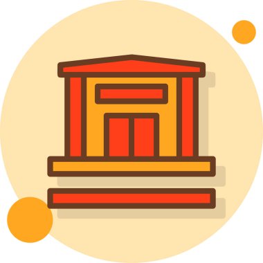 Banka oluşturma vektör simgesi