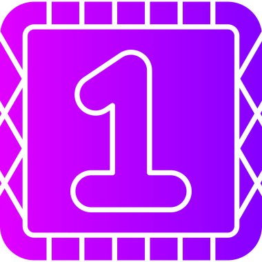 Bir numaralı etiket simgesi