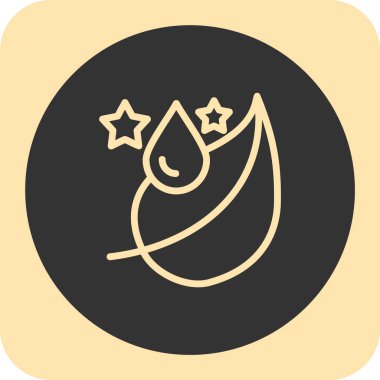 Bir uydunun sanat simgesinin vektör çizimi