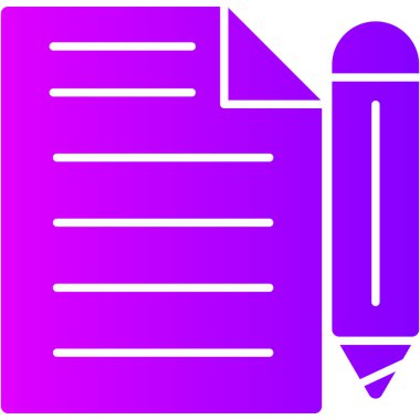 belge simgesi, vektör çizimi