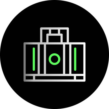 Bir kamera simgesinin vektör illüstrasyonu