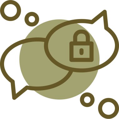 Konuş. Web simgesi vektör illüstrasyonu