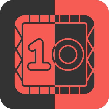 devre kartı simgesi, vektör illüstrasyonu