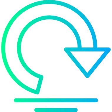 ok simgesi, vektör illüstrasyonu basit tasarım