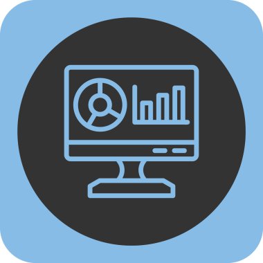 seo modern simgesinin vektör illüstrasyonu