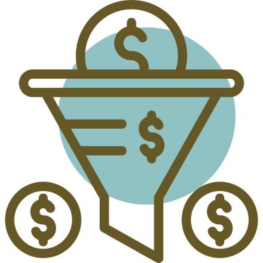 Dolar işareti vektör çizimi