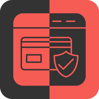 kredi kartları düz simgesi