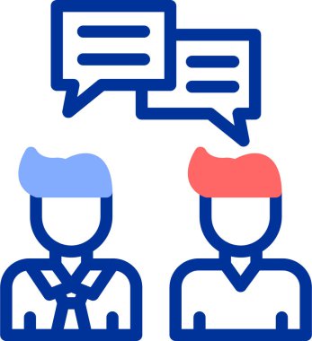 İletişim. Web simgesi basit illüstrasyon