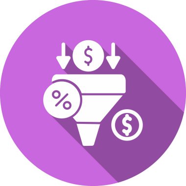 İş büyüme düz vektör simgesi