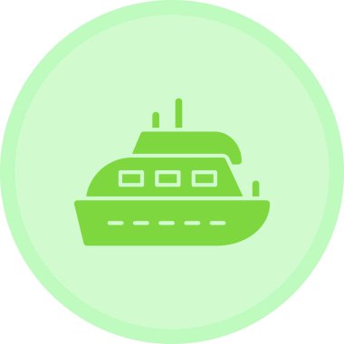 Tekne. Web simgesi basit illüstrasyon