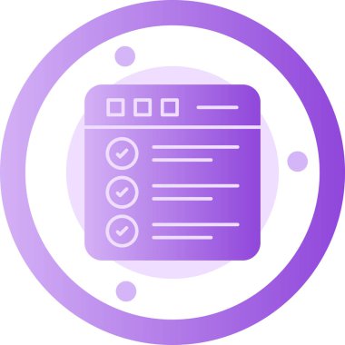 Pano. Web simgesi basit illüstrasyon