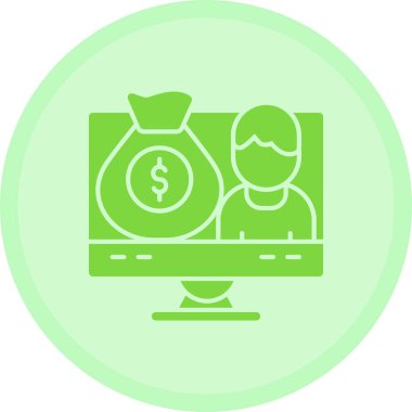 Dizüstü bilgisayar simgesi vektör çizimi