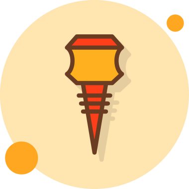 fırça. Web simgesi basit illüstrasyon