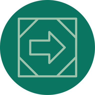 ok simgesinin vektör illüstrasyonu