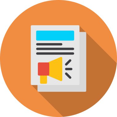 Belge. Web simgesi basit tasarım