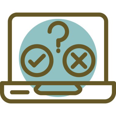 Çevrimiçi uyarı için vektör çizimi