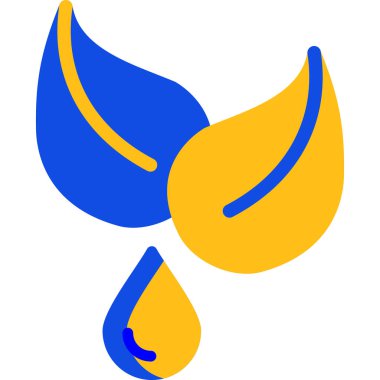 su damlası ağ simgesi basit illüstrasyon