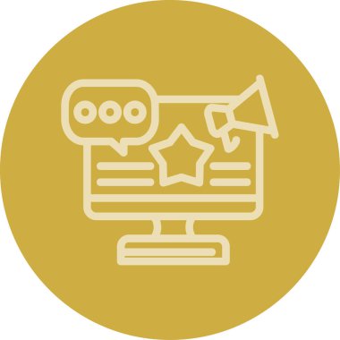 Seo simgesinin vektör illüstrasyonu