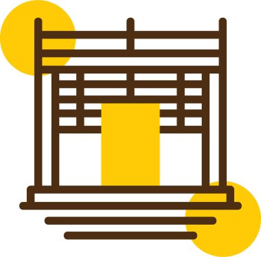 Bar çizelgesi. Web simgesi basit illüstrasyon