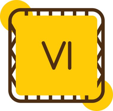 V alfabesindeki v simgesi doldurulmuş dış hat biçimi