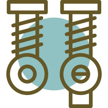 Modern bir simgenin vektör illüstrasyonu