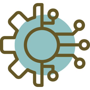 şebeke. Web simgesi basit illüstrasyon